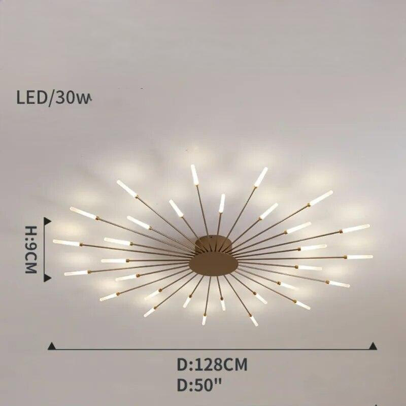 Radiant LED Wand Starburst Ceiling Light Anelux – Product Detail 8