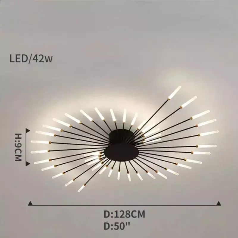 Radiant LED Wand Starburst Ceiling Light Anelux – Product Detail 16