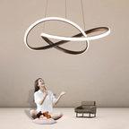 Sculptural Aluminum Ribbon Pendant Light – Infinova – Product Detail 6