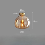 Smoked Glass Minimalist Pendant Light Kronex – View 22