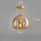 Smoked Glass Minimalist Pendant Light Kronex – Product Detail 7