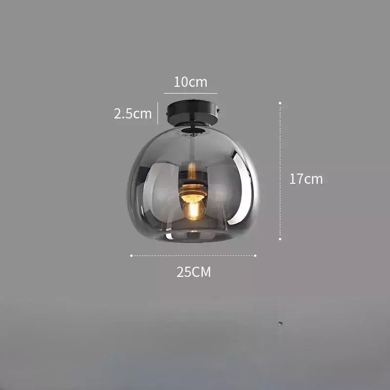 Smoked Glass Minimalist Pendant Light Kronex – View 21