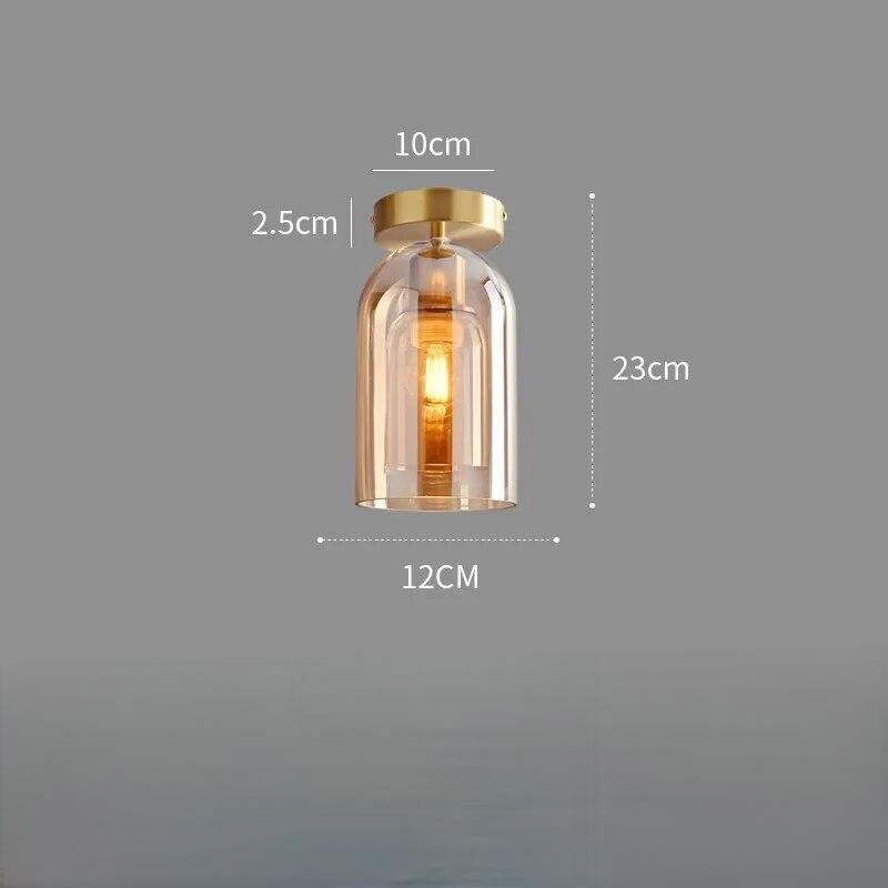 Smoked Glass Minimalist Pendant Light Kronex – Product Detail 13