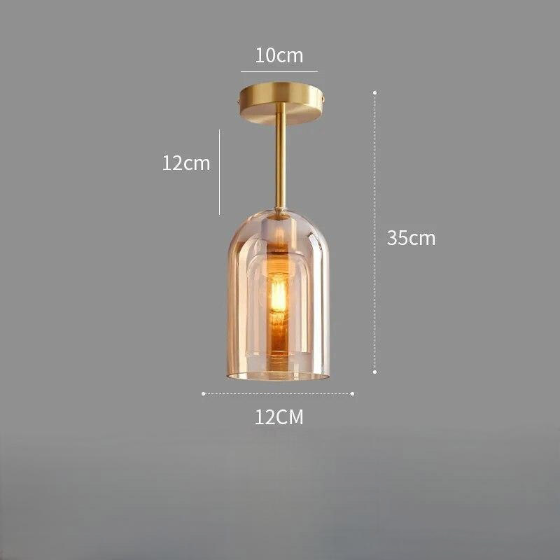 Smoked Glass Minimalist Pendant Light Kronex – Product Detail 14