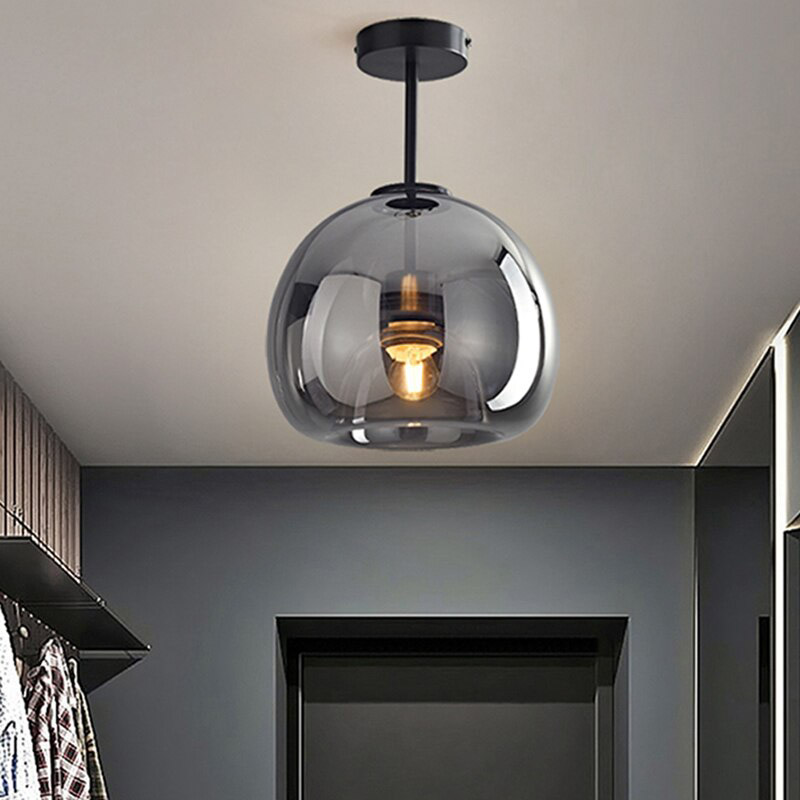 Smoked Glass Minimalist Pendant Light Kronex – Product Detail 18