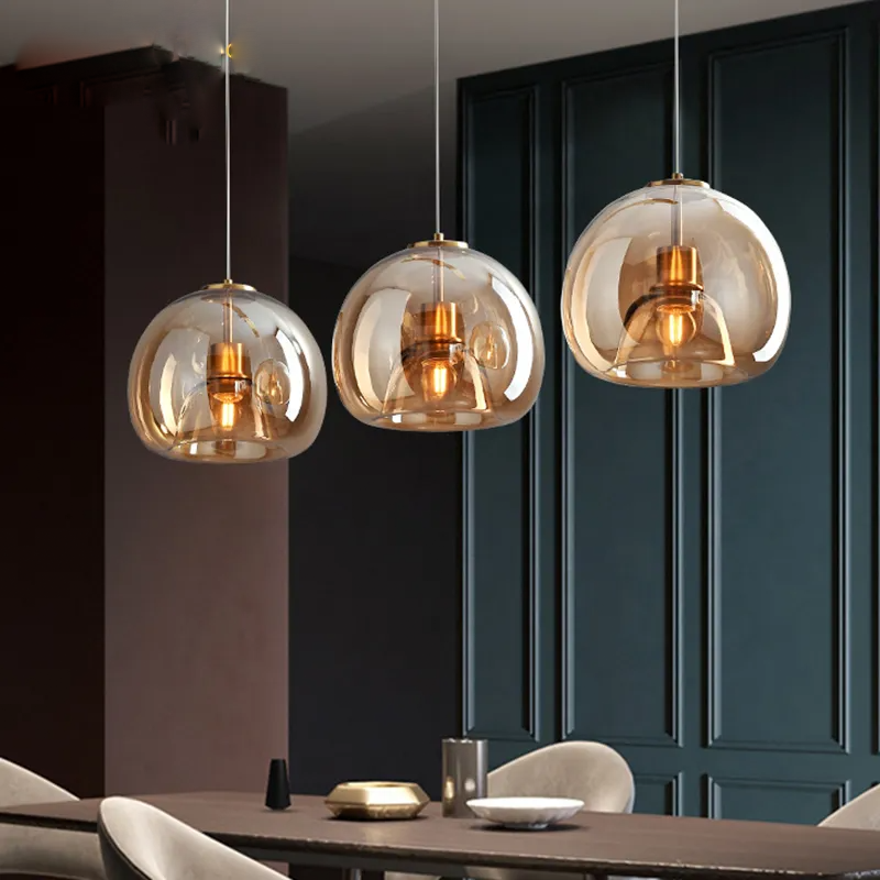 Smoked Glass Minimalist Pendant Light Kronex – Hero Shot