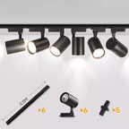 Rotating Aluminum Track Spotlight Vordex – Product Detail 7