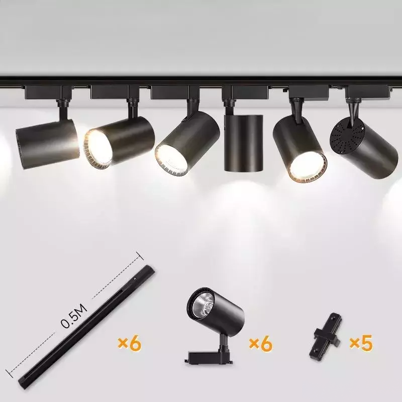 Rotating Aluminum Track Spotlight Vordex – Product Detail 7