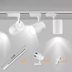 Rotating Aluminum Track Spotlight Vordex – Product Detail 8