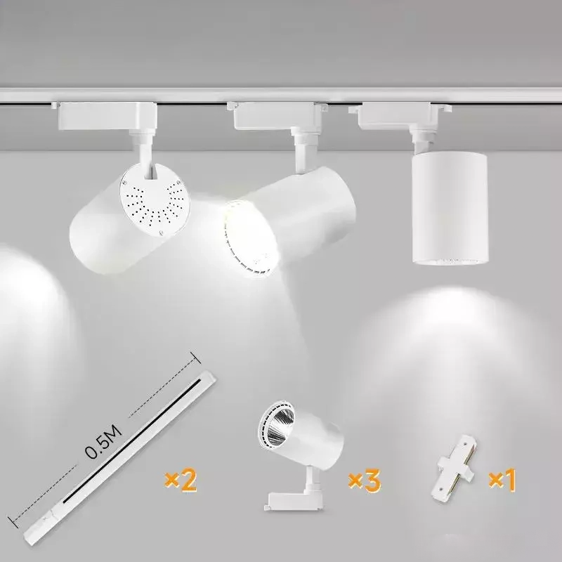 Rotating Aluminum Track Spotlight Vordex – Product Detail 8