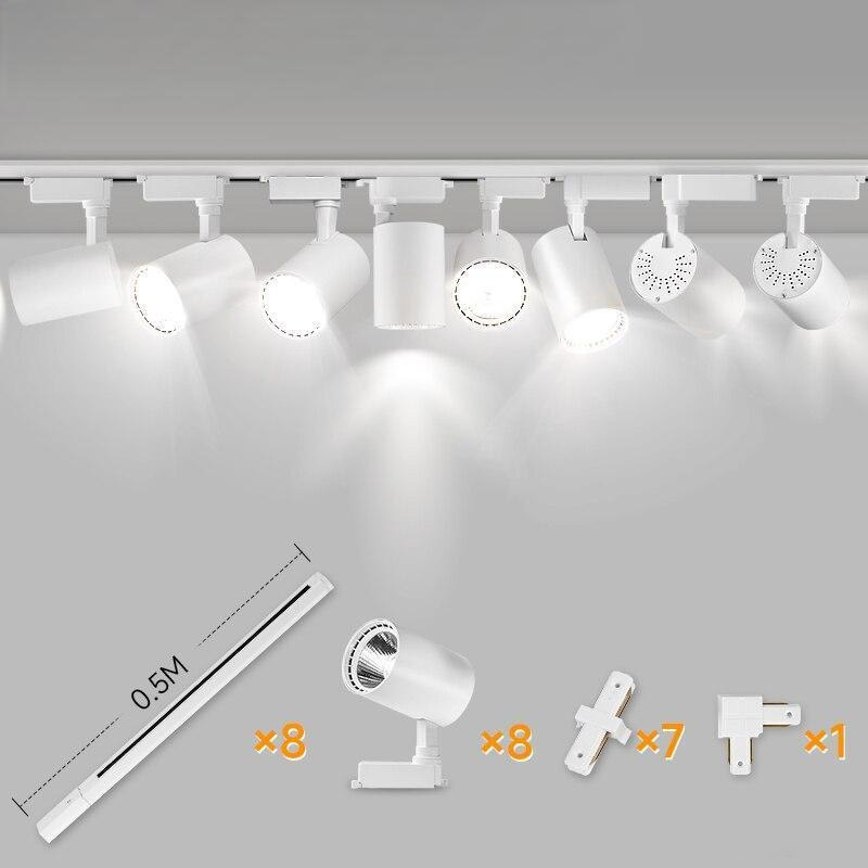 Rotating Aluminum Track Spotlight Vordex – Product Detail 11