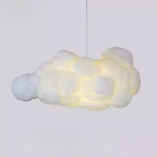 Hand-Applied Cotton Cloud Pendant Light Arseon – Product Detail 5