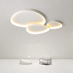 Organic Aluminum Pebble Ceiling Light Lithora – Hero Shot
