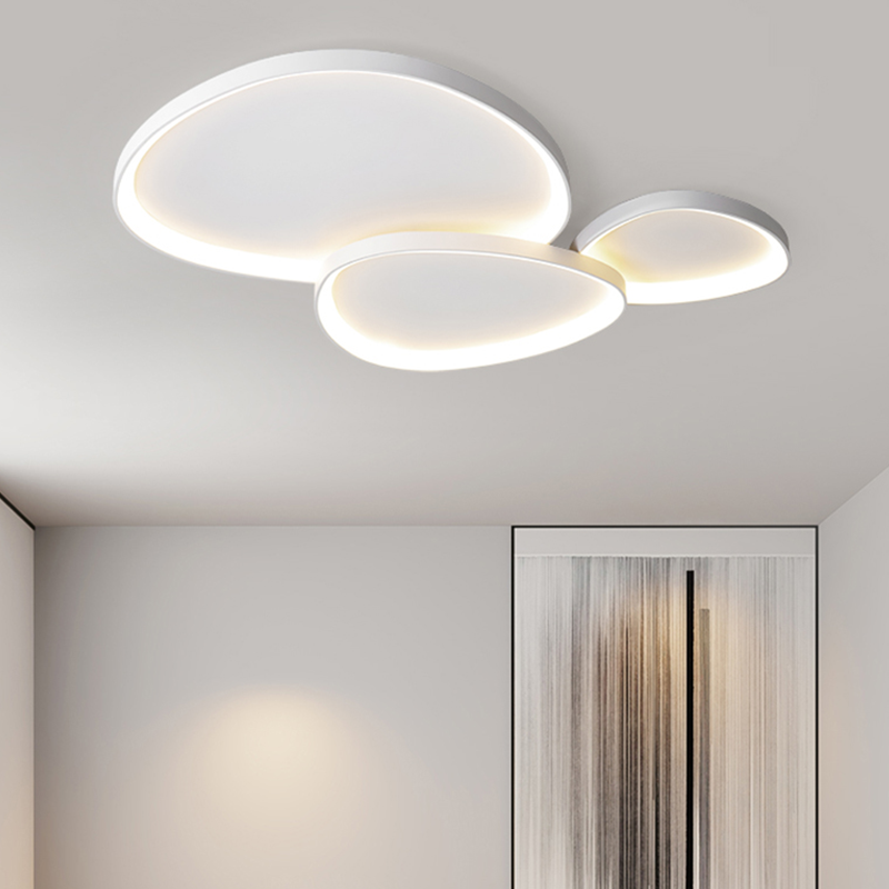Organic Aluminum Pebble Ceiling Light Lithora – Product Detail 7