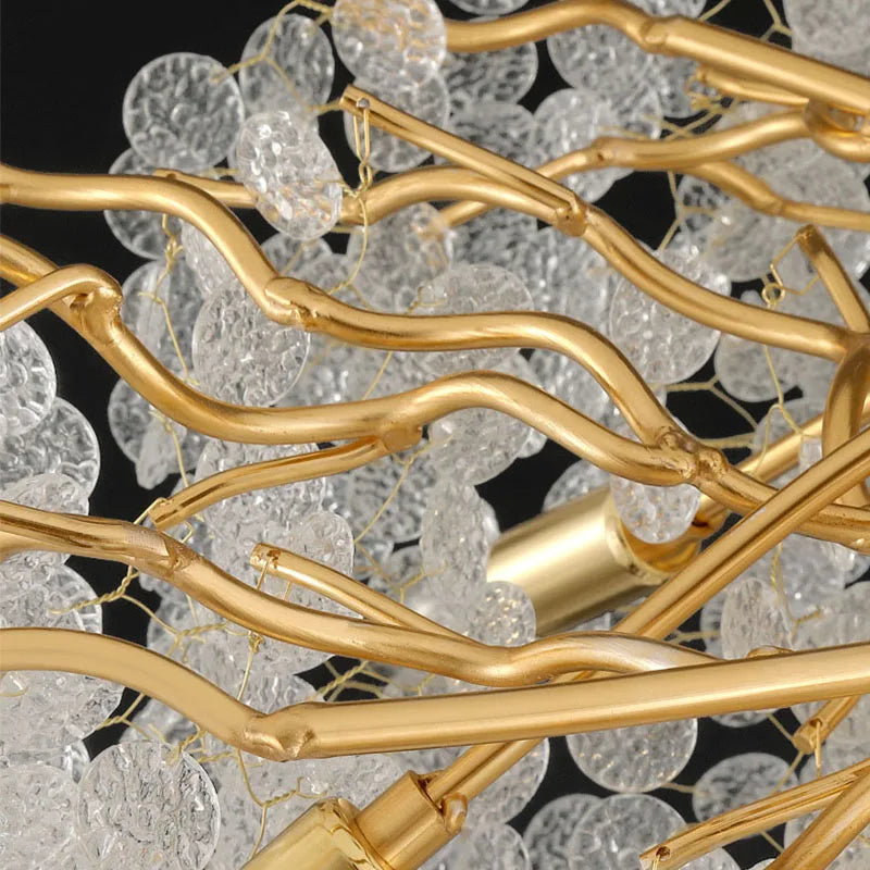Modern Crystal Branch Chandelier Wistara – Branch & Crystal Detail