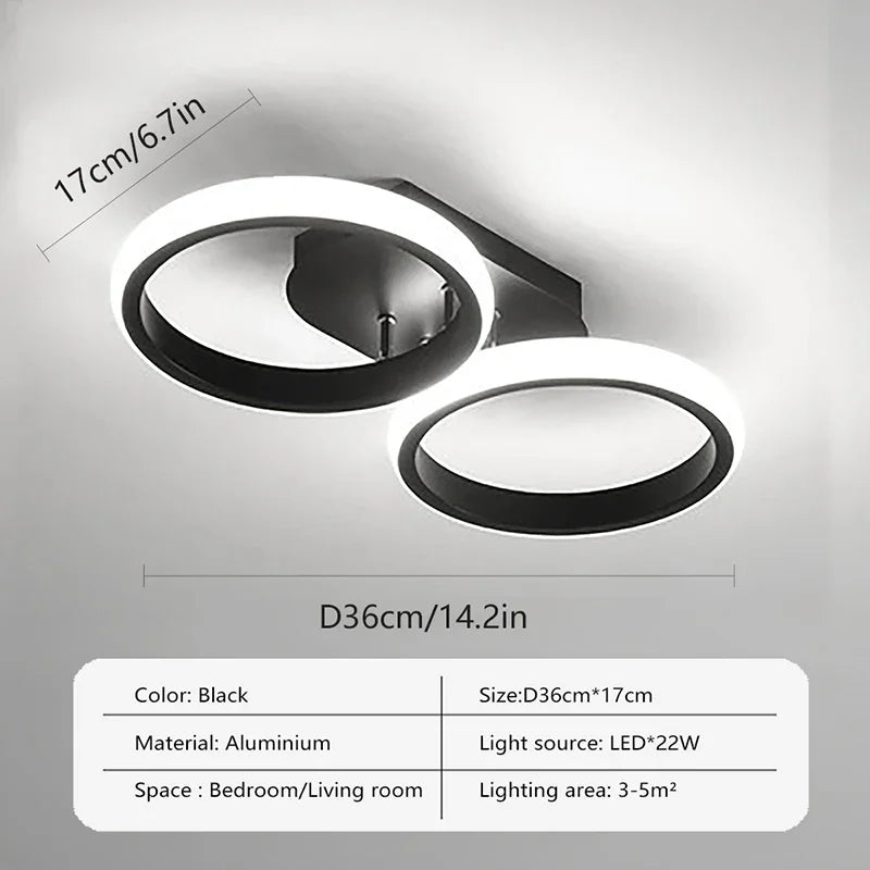 Lightweight Aluminum Square Ceiling Light Parvex – Product Detail 8