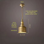 Polished Copper Dome Pendant Light Olvorix – Product Detail 7