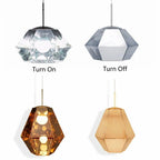 Zandrix faceted pendant light — lifestyle scene 5