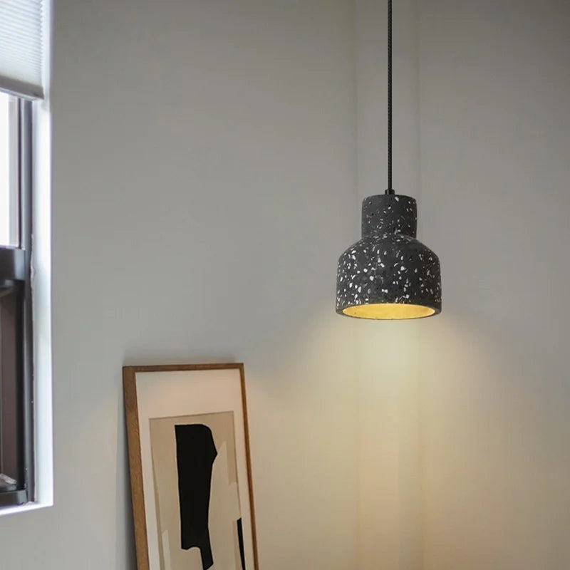 Nordic Terrazzo Dome Pendant Light Kalindra – Lifestyle View 2