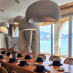 Nordic Dome Pendant Light Zraelinth – Lifestyle View 2