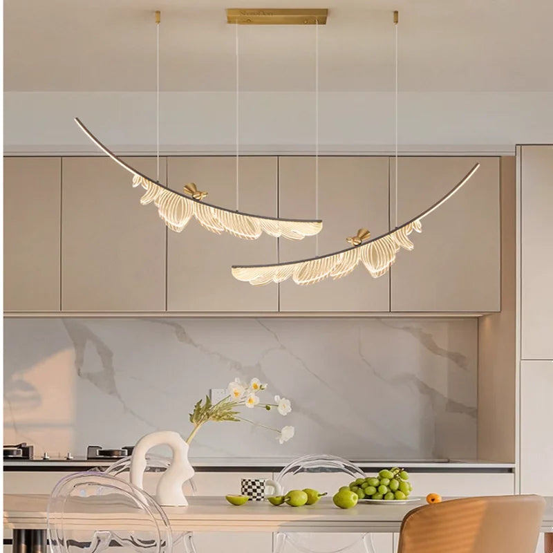 LED Copper Pendant Light Felux