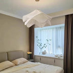 Geometric Fabric Pendant Light Lsaelorn – Lifestyle View 2