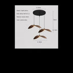 Natural Wood Sculptural Pendant Light Braelon – Product Detail 11