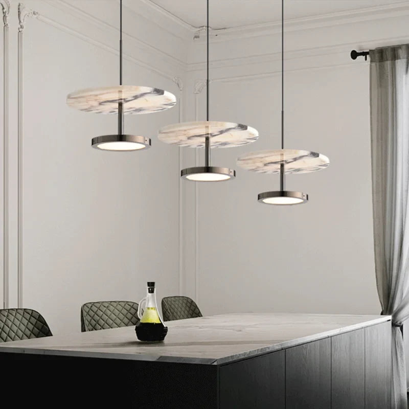 Natural Stone Warm Glow Pendant Light Falmoren – Product Detail 5