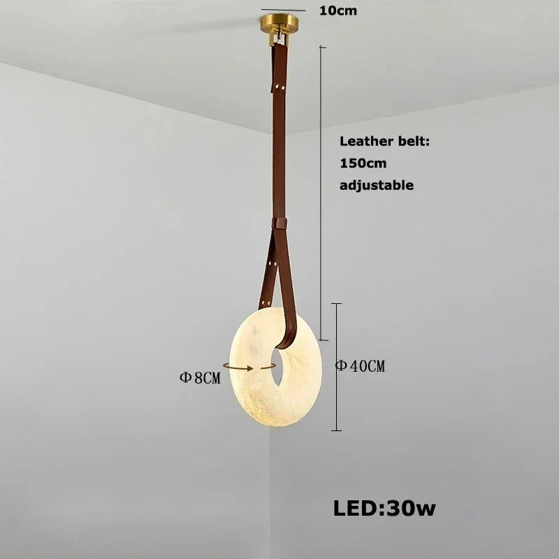 Halvorix ring chandelier, 40cm dimension chart