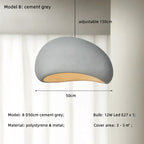 Qalaeth Pendant Light – Pebble Cement Grey 50cm