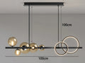 Molecule Glass Globe & LED Ring Pendant Light – Vexmont