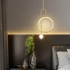 Modern Metal Ring Pendant Light Circlion