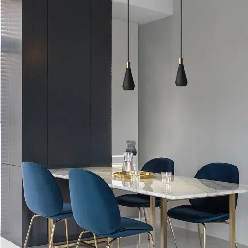 Minimalist Metal Cylinder Pendant Light Doriveth – Hero Shot
