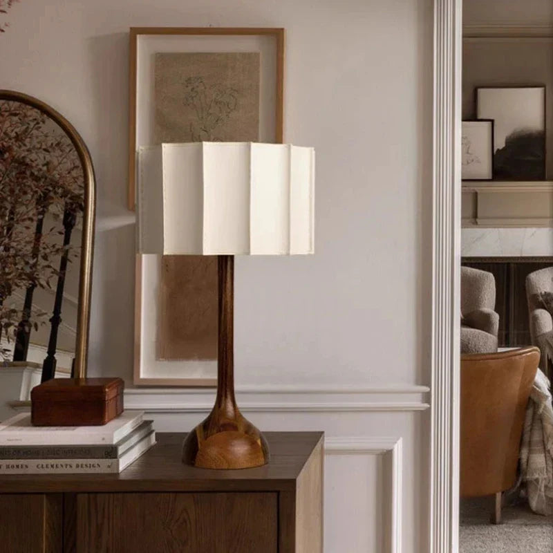 Wabi-Sabi Solid Wood Table Lamp Horix – Product Detail 5