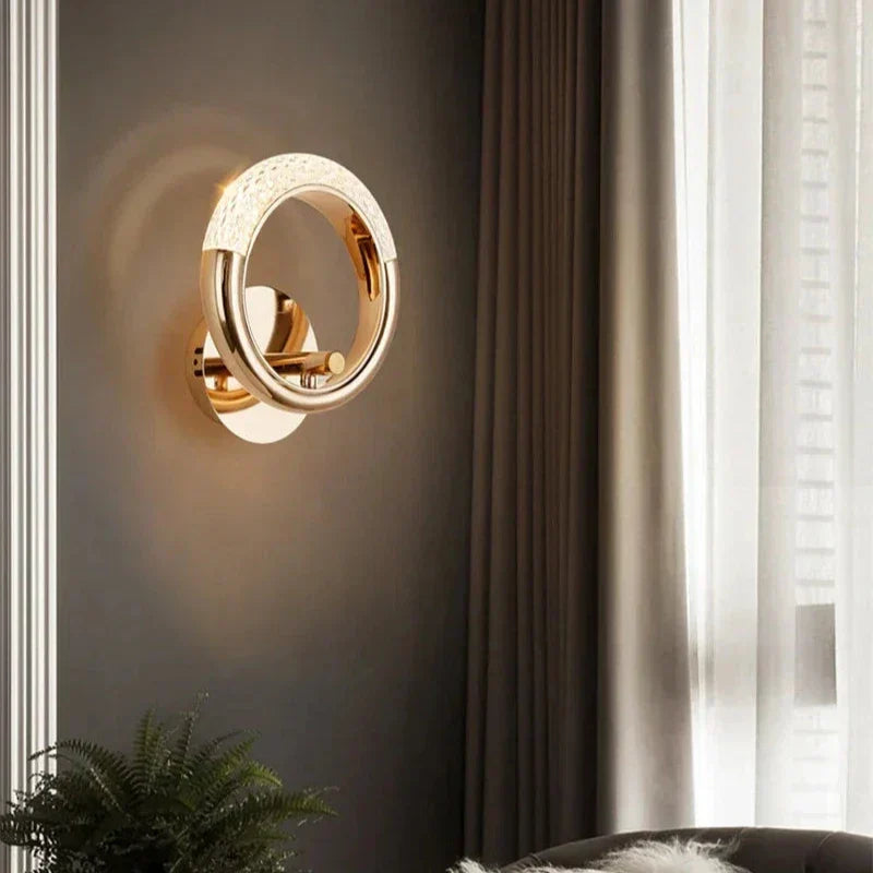 Minimalist Oval LED Wall Sconce Biovara – Lifestyle View 4