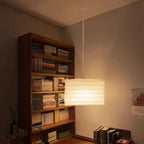 Japanese Washi Paper Pendant Light Jalvrix – Cool White 6000K Light