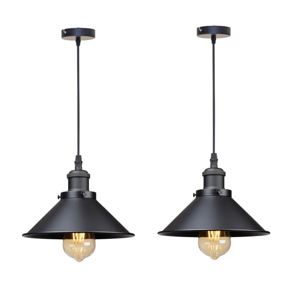 Industrial Painted Iron Cone Pendant Light Conavex – Product Detail 5
