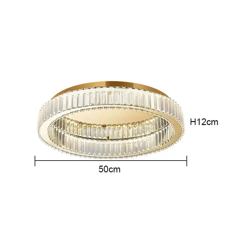 Modern Metal Flush Mount Chandelier Axmon – Product Detail 6