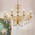 Handcrafted Copper Cluster Chandelier Vaelorn – Lifestyle View 3