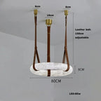 Halvorix ring chandelier, 80cm dimension chart