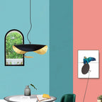 Sculptural Gold-Leaf Petal Pendant Light – Revonthal – Detail View