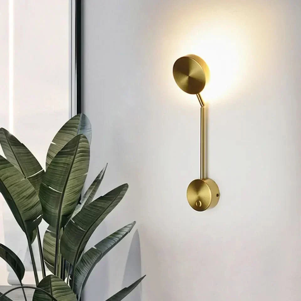 Pivoting Aluminum Disc Wall Sconce Alerion – Product Detail 7