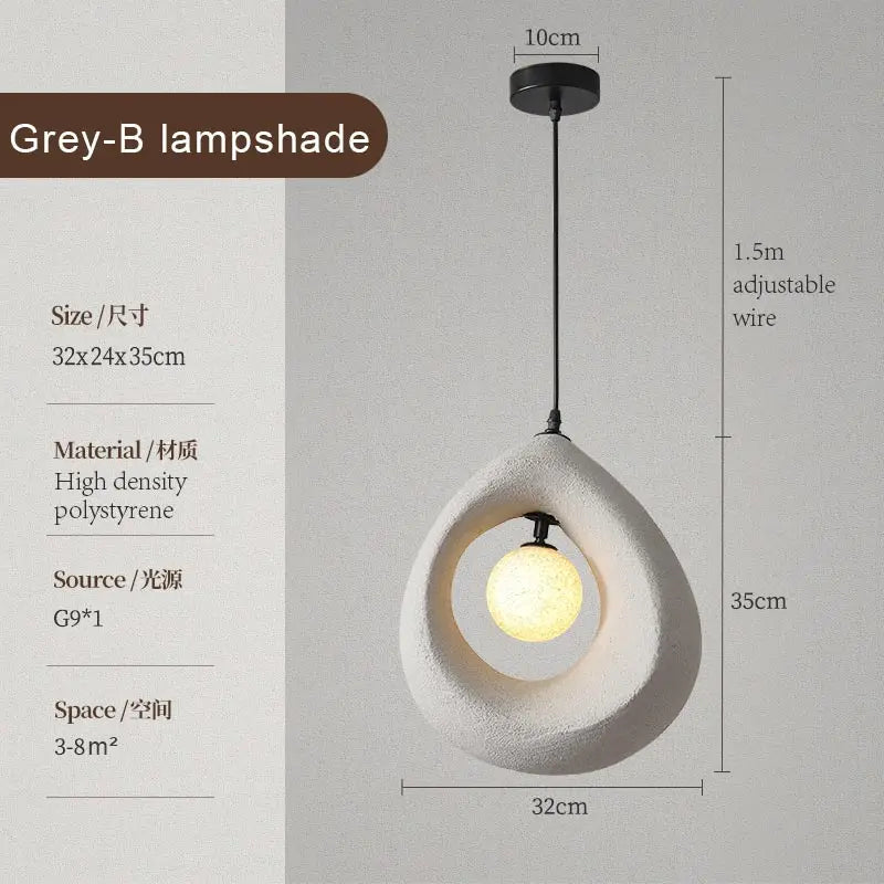 Minimal Polymer Dome Pendant Light Dsaeloria – Product Detail 10