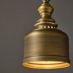 Polished Copper Dome Pendant Light Olvorix – Lifestyle View 4