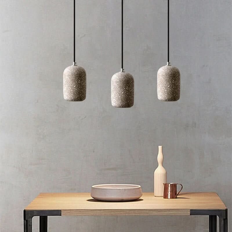 Terrazzo Capsule Pendant Arnox – Cement Shade, 3 Colours