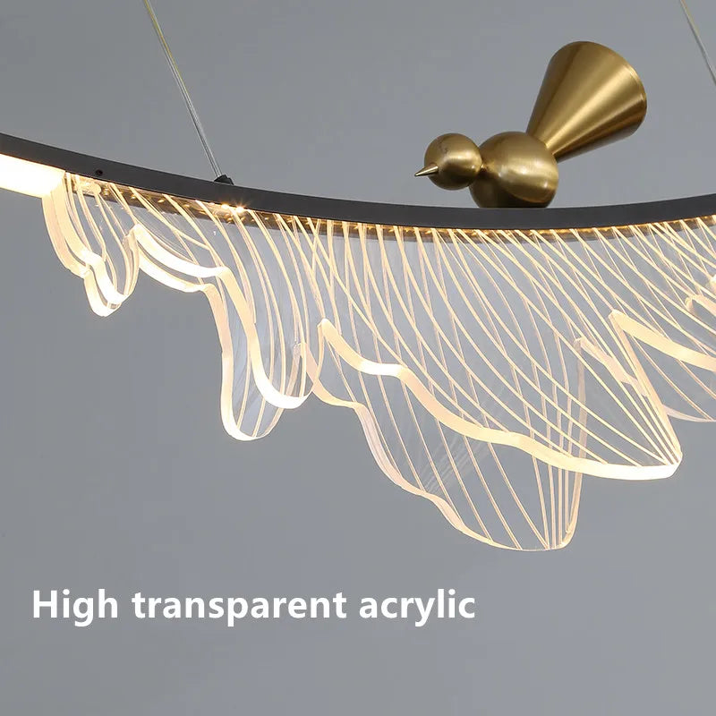 LED Copper Pendant Light Felux