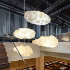 Hand-Applied Cotton Cloud Pendant Light Arseon – Hero Shot