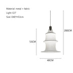 Nordic Silk Sphere Pendant Light Kalivorn – Product Detail 6