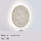 Natural Travertine Wall Sconce Giron – Product Detail 6