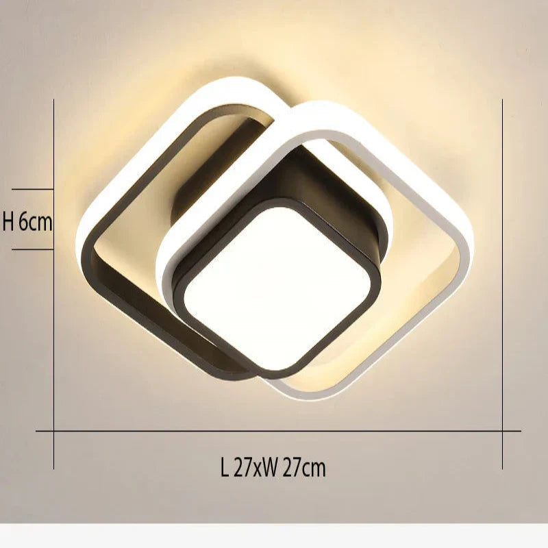 Soft Diffused Flush Ceiling Light Canoreth – Lifestyle View 3